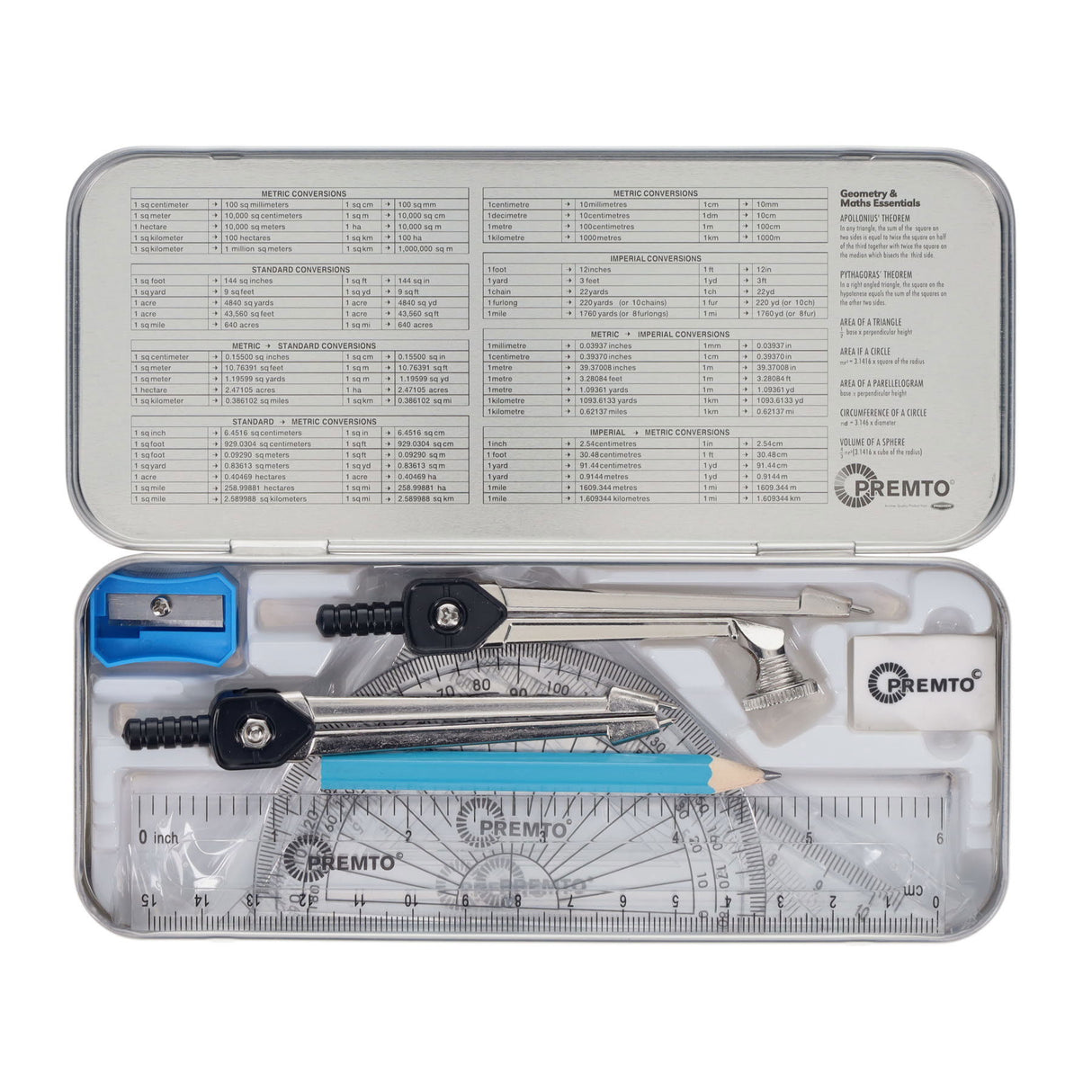 Premto - Maths Set - 9 Piece - Asst