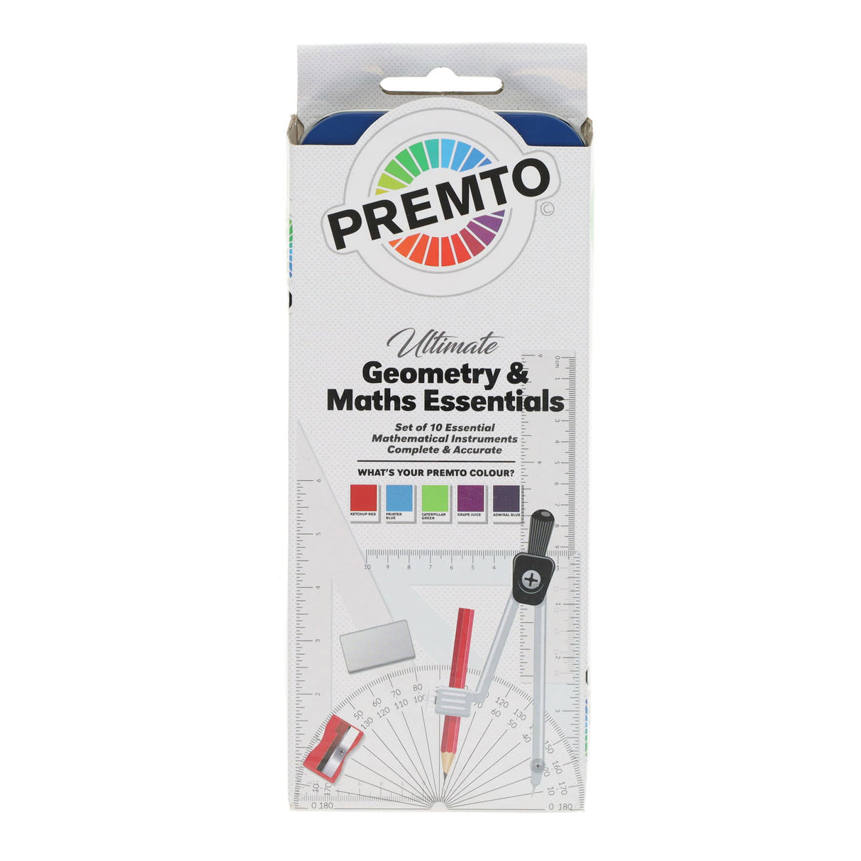 Premto - Maths Set - 9 Piece - Asst