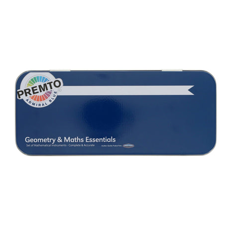 Premto - Maths Set - 9 Piece - Admiral Blue by Premto on Schoolbooks.ie