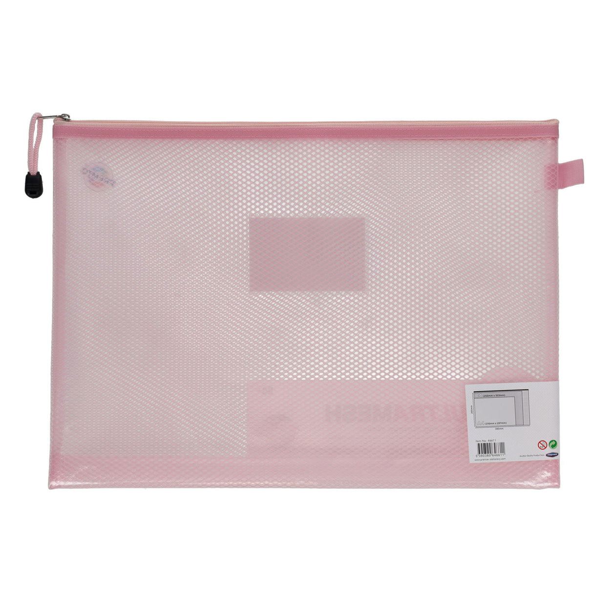 Premto - B4+ Ultramesh Expanding Wallet - Pink Sherbet by Premto on Schoolbooks.ie
