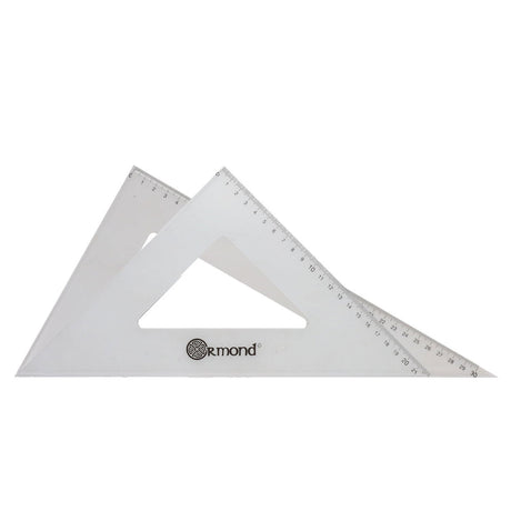 ■ Ormond - Set Squares - 60° and 45° - 2 Pack by Ormond on Schoolbooks.ie