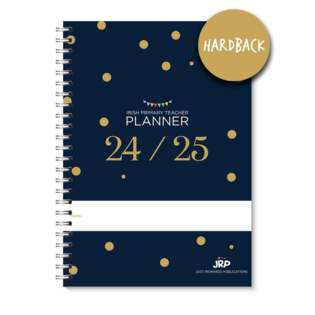 ■ Irish Primary Teacher Planner 2024-2025 - Polkadot by Just Rewards on Schoolbooks.ie