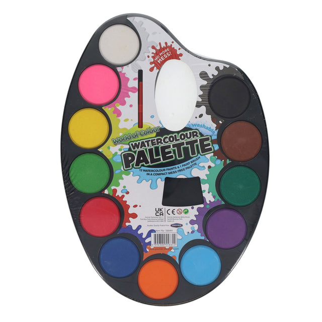 ■ World of Colour - Watercolour Paint Palette - 14 Piece Set by World of Colour on Schoolbooks.ie