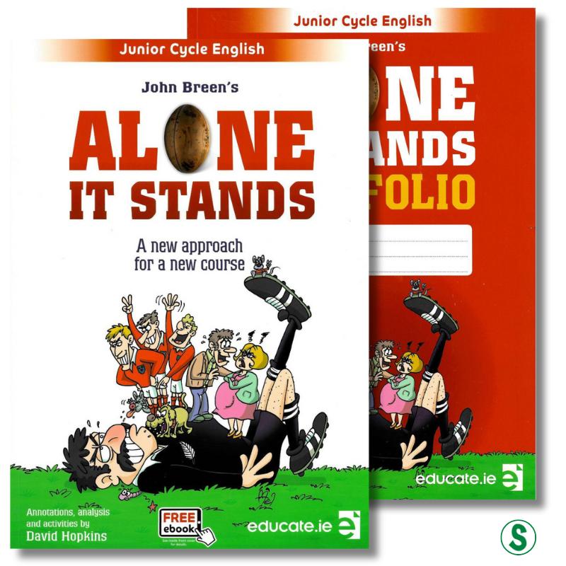 Alone it Stands + FREE Portfolio Book by Educate.ie on Schoolbooks.ie