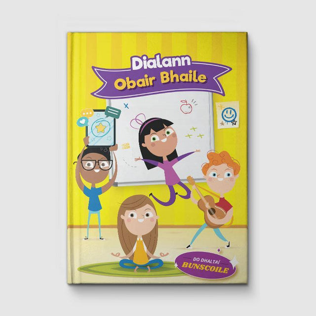 Clúdach crua Dialann Obair Bhaile by 4Schools.ie on Schoolbooks.ie