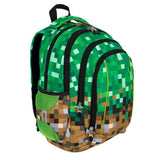 ■ St.Right - Pixels - 4 Compartment Backpack by St.Right on Schoolbooks.ie