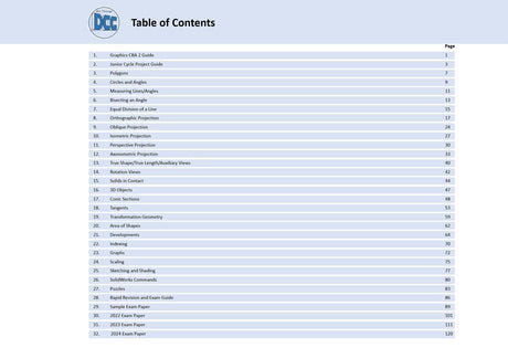 Junior Cycle Graphics Student Workbook by All Things DCG on Schoolbooks.ie
