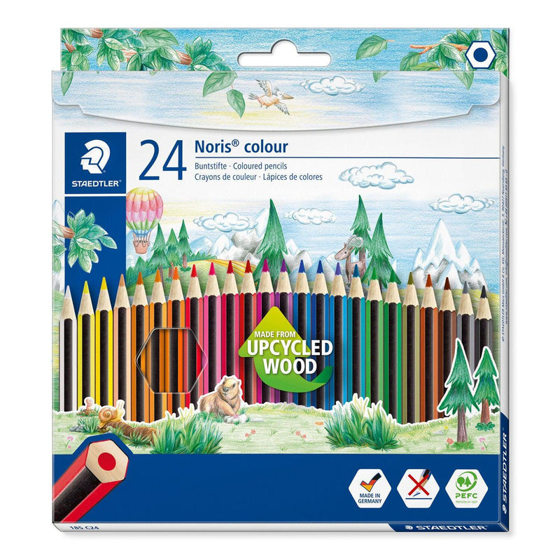Staedtler - Noris Colour 185 - Colouring Pencils - Box of 24 by Staedtler on Schoolbooks.ie