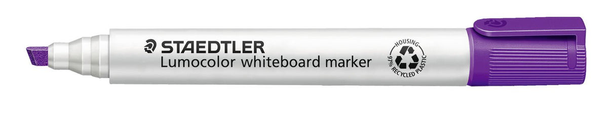 Staedtler - Lumocolor Whiteboard Marker - Chisel Tip - Box of 6 - Assorted Colours by Staedtler on Schoolbooks.ie