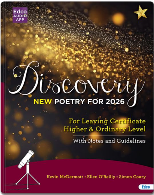 Discovery - New Poetry for 2026 - Higher & Ordinary Level - Textbook and Student Portfolio - Set by Edco on Schoolbooks.ie