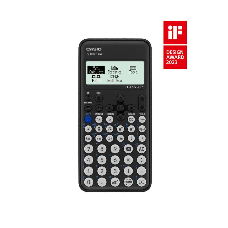 Casio fx-83GTCW - Scientific Calculator - Classwiz - Black by Casio on Schoolbooks.ie