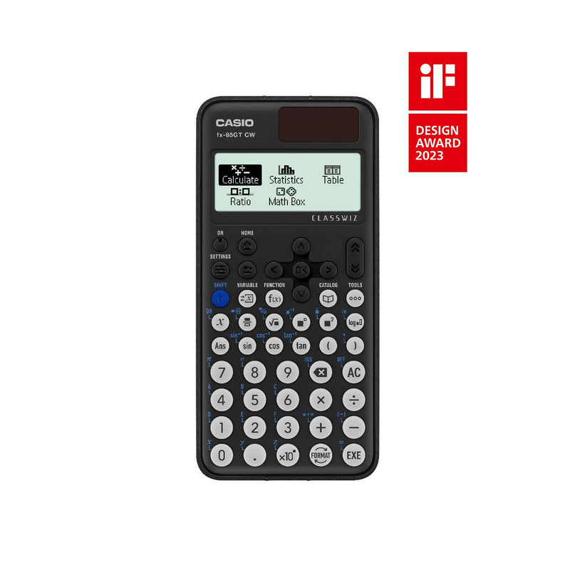 Casio fx-85GTCW - Scientific Calculator - Dual Powered - Classwiz - Black by Casio on Schoolbooks.ie