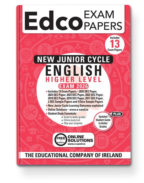 Exam Papers - Junior Cycle - English - Higher Level - Exam 2026 by Edco on Schoolbooks.ie