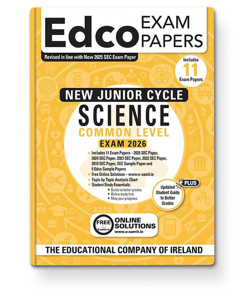 Exam Papers - Junior Cycle - Science - Common Level - Exam 2026 by Edco on Schoolbooks.ie