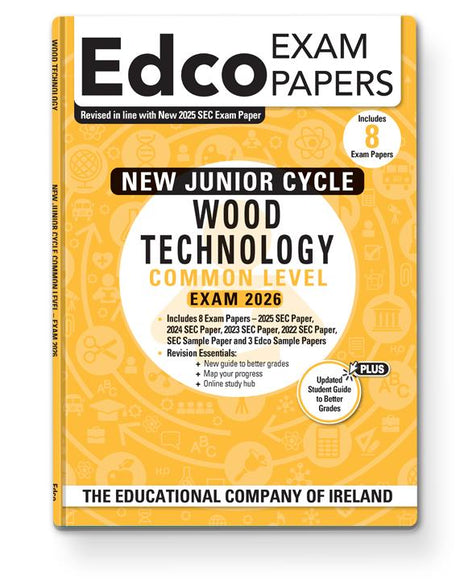 Exam Papers - Junior Cycle - Wood Technology - Common Level - Exam 2026 by Edco on Schoolbooks.ie