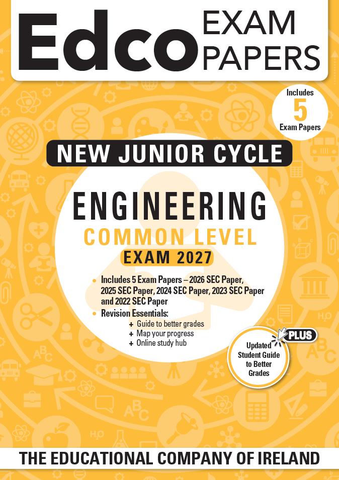 Exam Papers - Junior Cycle - Engineering - Common Level - Exam 2027 by Edco on Schoolbooks.ie
