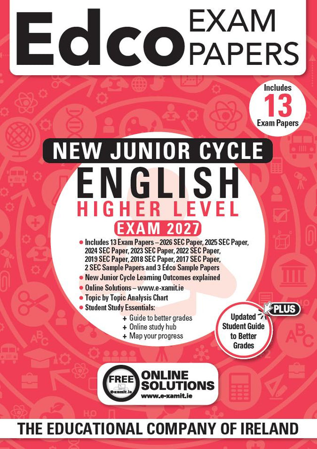 Exam Papers - Junior Cycle - English - Higher Level - Exam 2027 by Edco on Schoolbooks.ie