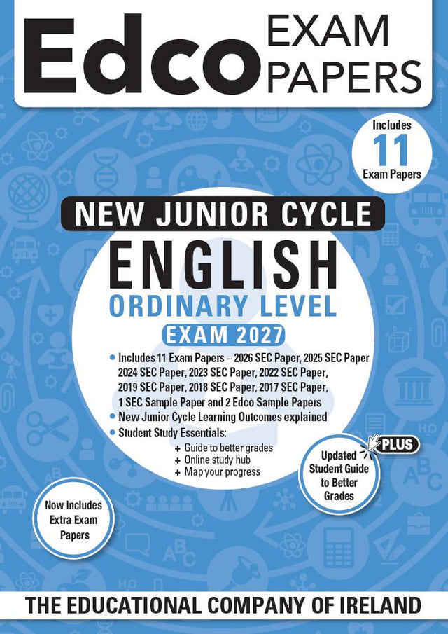 Exam Papers - Junior Cycle - English - Ordinary Level - Exam 2027 by Edco on Schoolbooks.ie