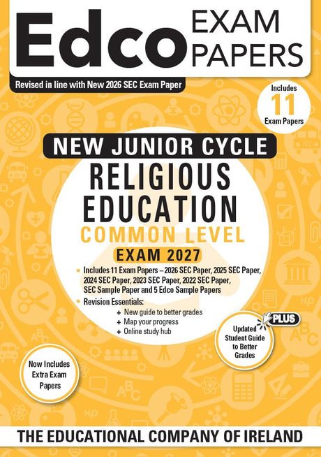 Exam Papers - Junior Cycle - Religious Education - Common Level - Exam 2027 by Edco on Schoolbooks.ie