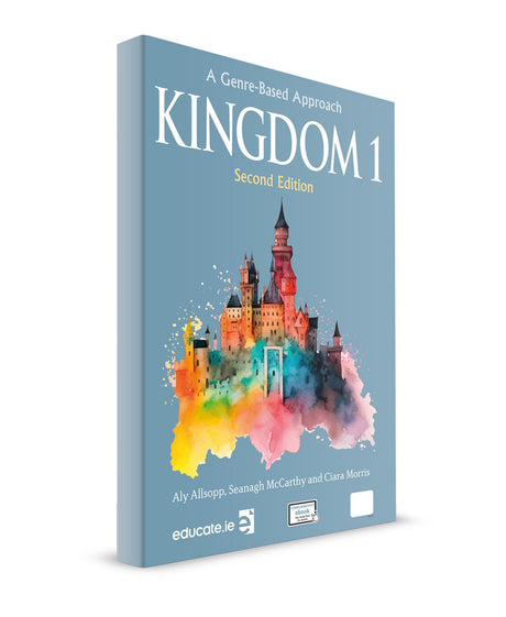 Kingdom 1 - Junior Cycle English - Textbook & Combined Portfolio & Grammar Primer Book Set - 2nd / New Edition (2024) by Educate.ie on Schoolbooks.ie