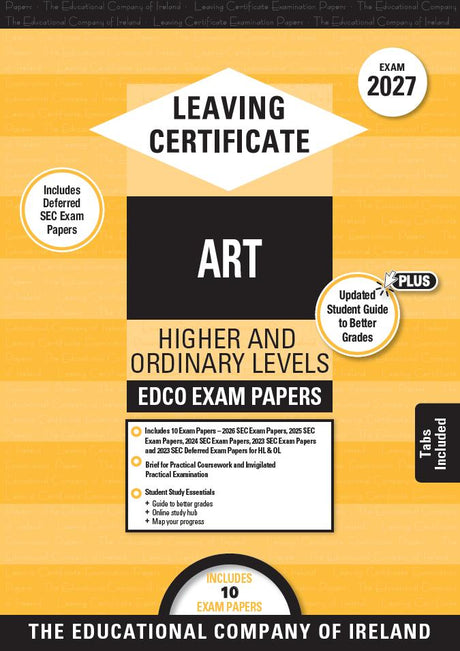 Exam Papers - Leaving Cert - Art - Higher & Ordinary Levels - Exam 2027 by Edco on Schoolbooks.ie