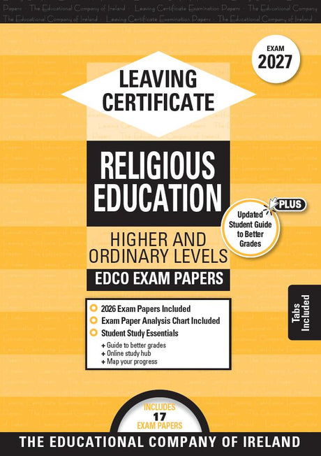 Exam Papers - Leaving Cert - Religious Education - Higher & Ordinary Levels - Exam 2027 by Edco on Schoolbooks.ie