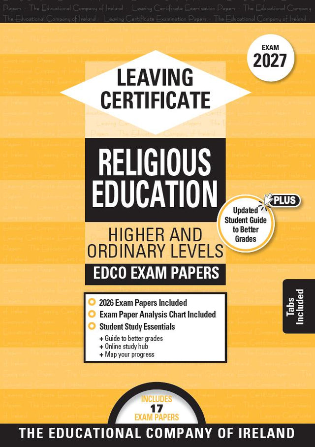 Exam Papers - Leaving Cert - Religious Education - Higher & Ordinary Levels - Exam 2027 by Edco on Schoolbooks.ie