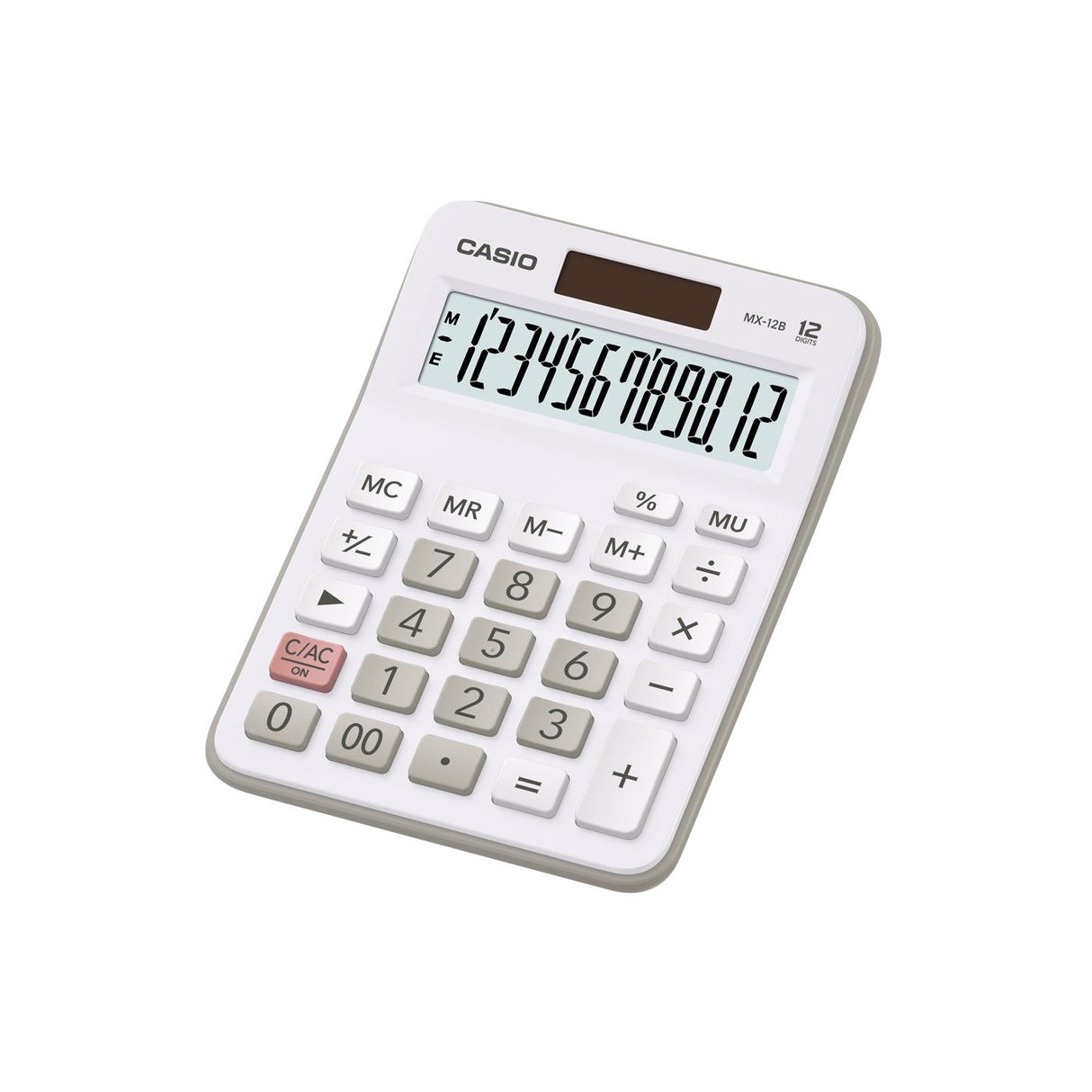 Casio MX-12B-WE - Desktop Calculator - 12-Digit - White by Casio on Schoolbooks.ie