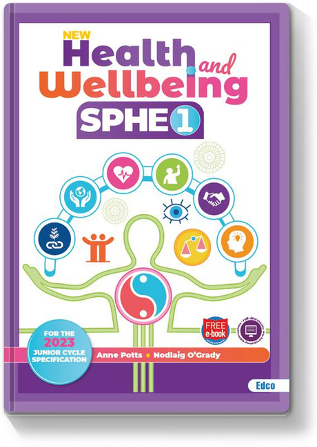 Health and Wellbeing SPHE 1 - 2nd / New Edition (2023) by Edco on Schoolbooks.ie