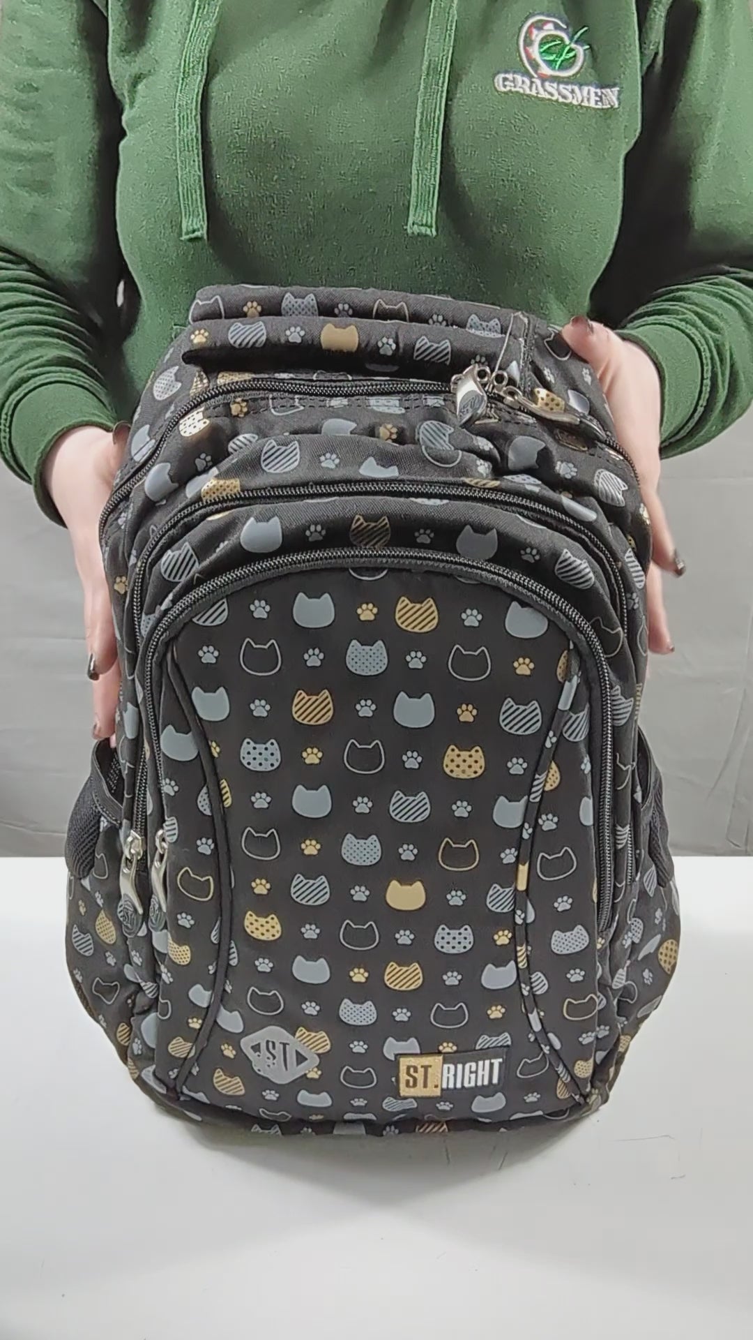 ■ St.Right - Galaxy - 3 Compartment Backpack