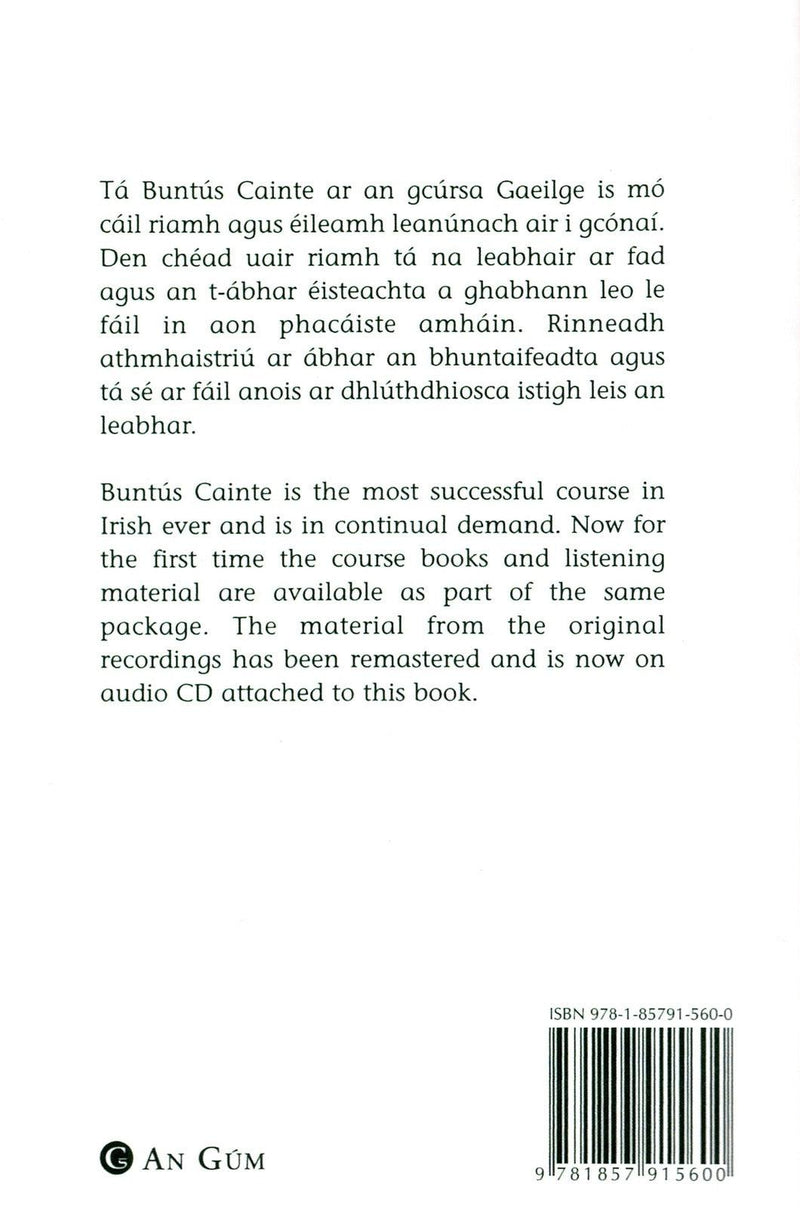 Buntus Cainte 2 & CD by An Gum on Schoolbooks.ie
