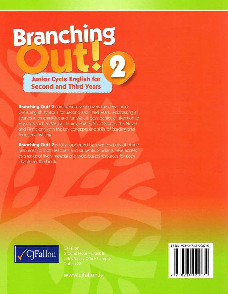 Branching Out! 2 by CJ Fallon on Schoolbooks.ie