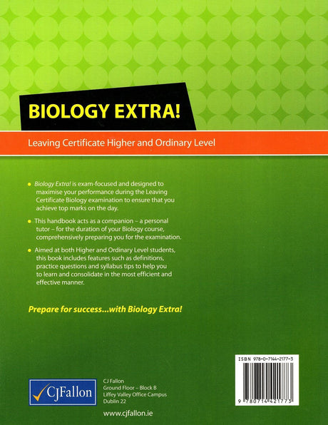 Biology Extra! - Leaving Cert by CJ Fallon on Schoolbooks.ie