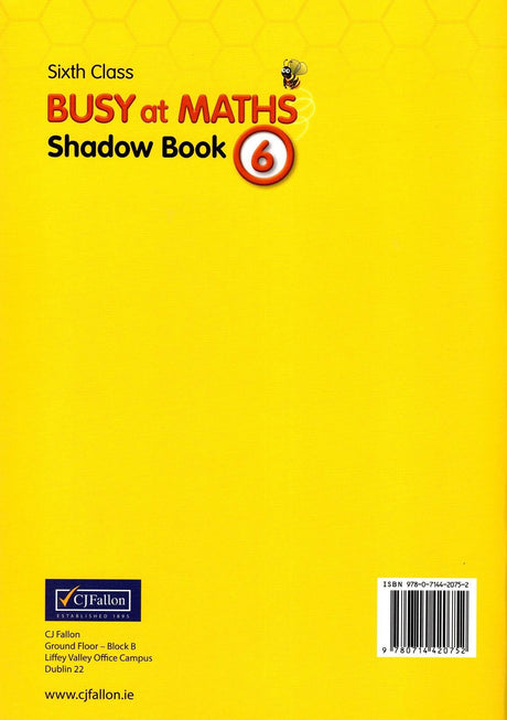 ■ Busy at Maths 6 - Shadow Book by CJ Fallon on Schoolbooks.ie