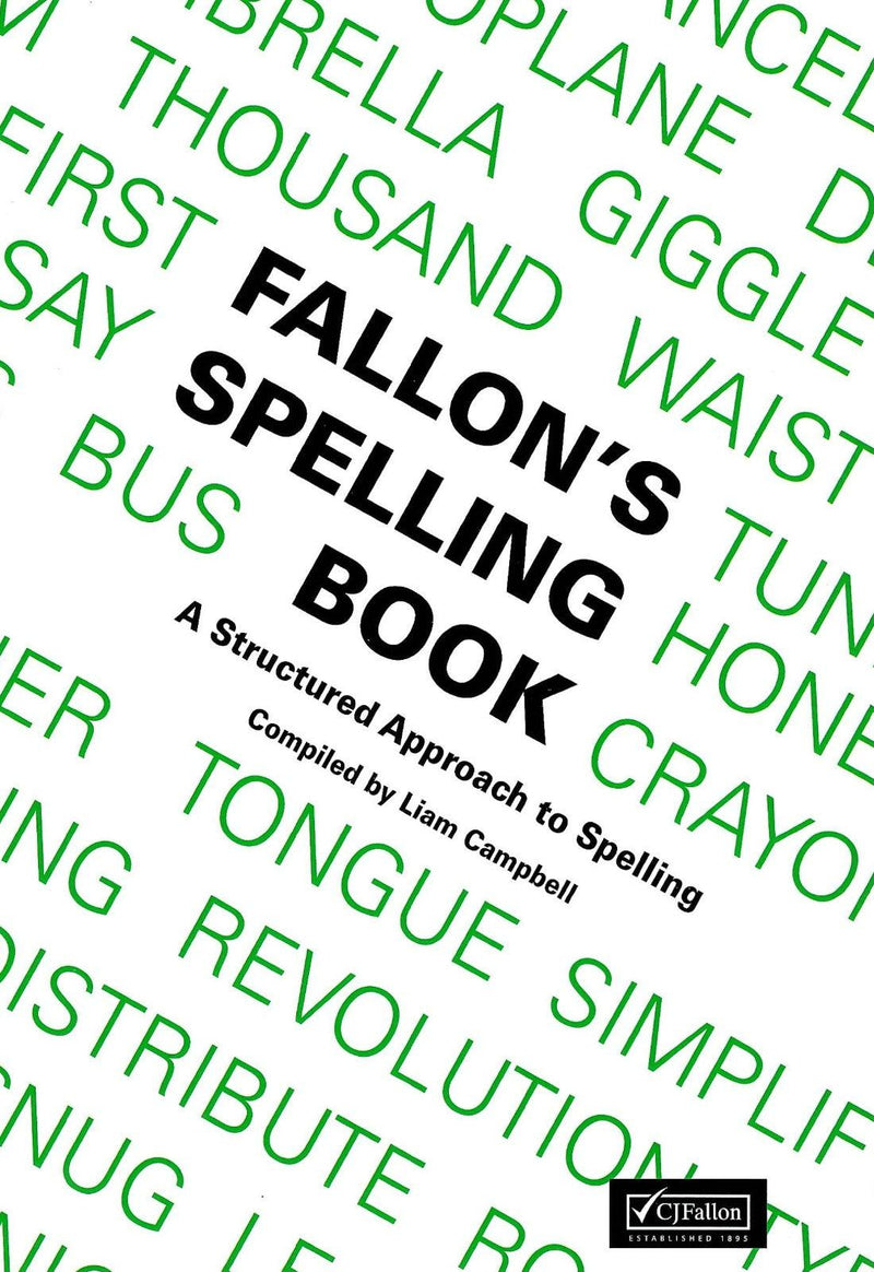 Fallons Spelling Book by CJ Fallon on Schoolbooks.ie