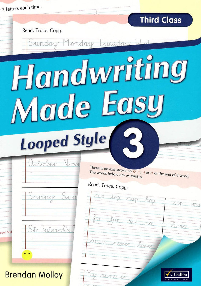 Handwriting Made Easy - Looped Style 3 by CJ Fallon on Schoolbooks.ie