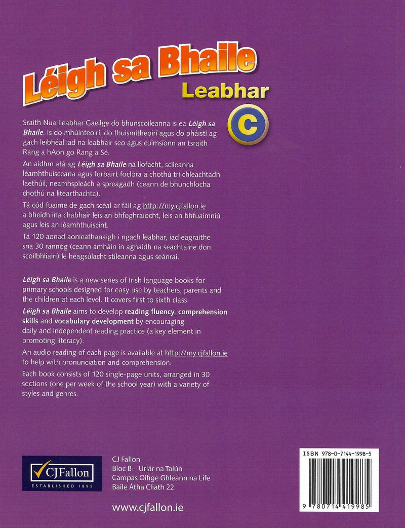 ■ Leigh sa Bhaile C - 3rd Class - 1st / Old Edition by CJ Fallon on Schoolbooks.ie