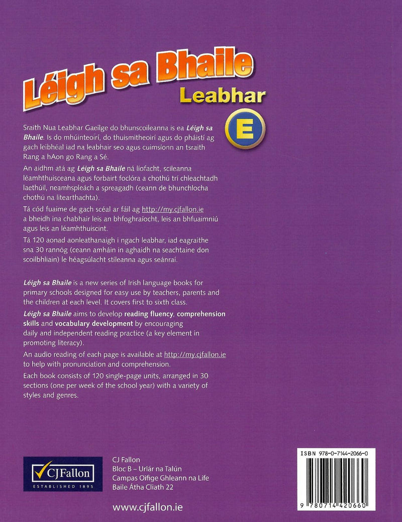 ■ Leigh sa Bhaile E - 5th Class - 1st / Old Edition by CJ Fallon on Schoolbooks.ie