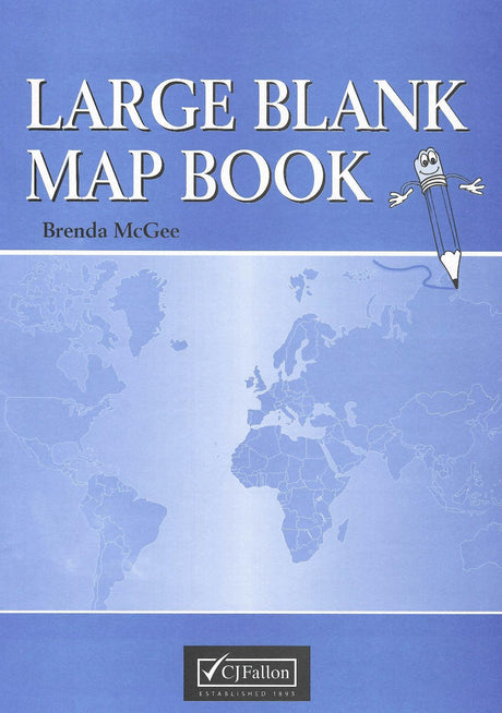 ■ Large Blank Map Book by CJ Fallon on Schoolbooks.ie