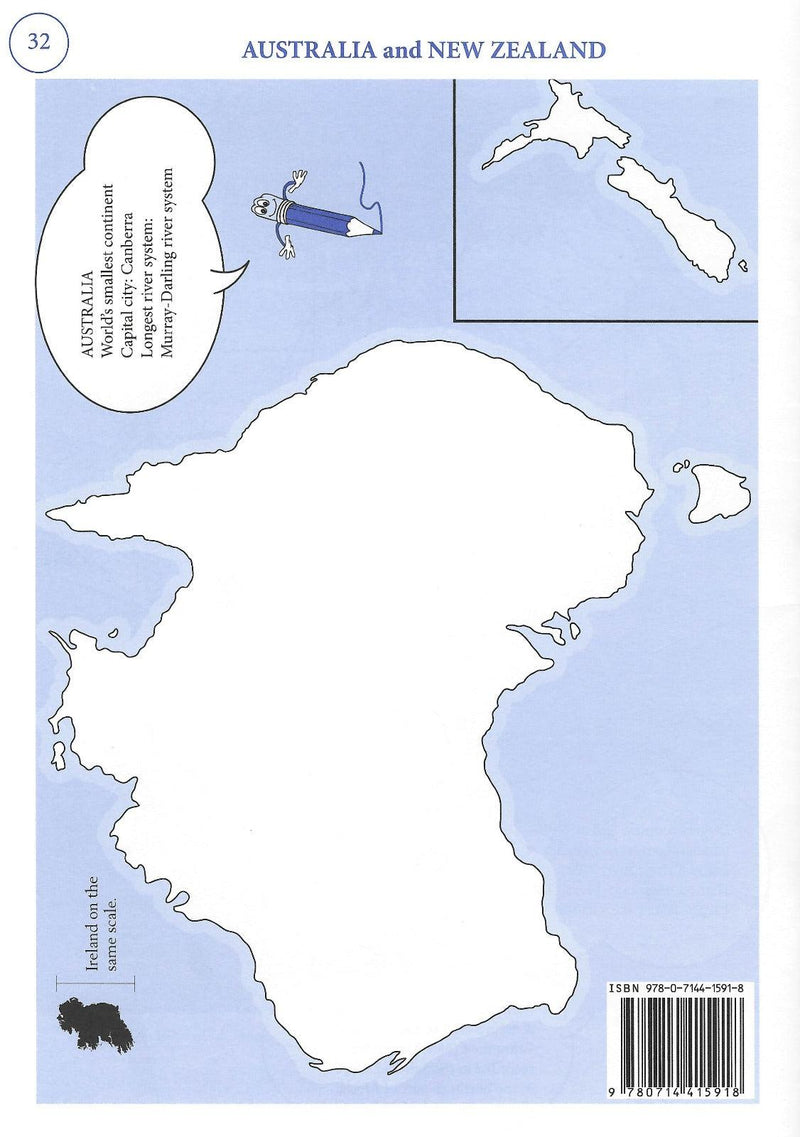 Large Blank Map Book by CJ Fallon on Schoolbooks.ie
