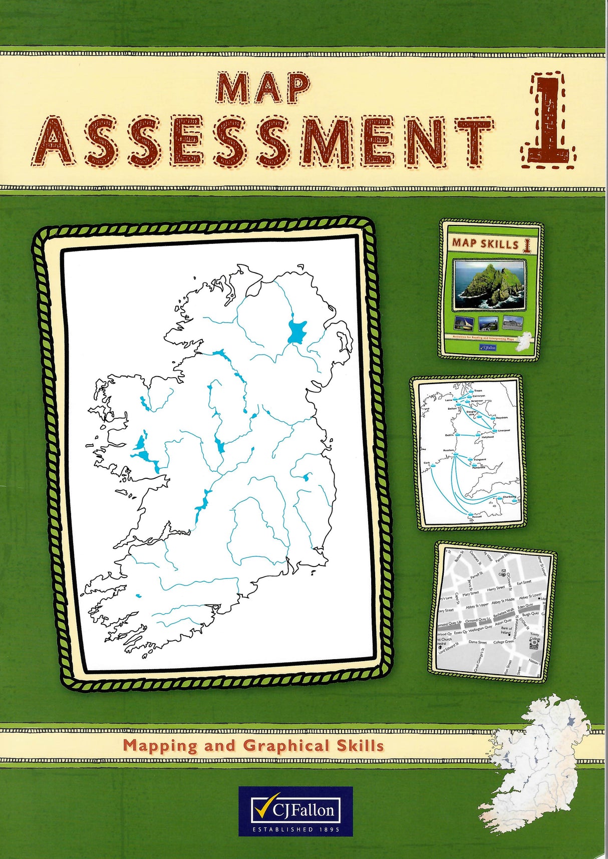 Map Skills 1 Pack - Fifth Class by CJ Fallon on Schoolbooks.ie