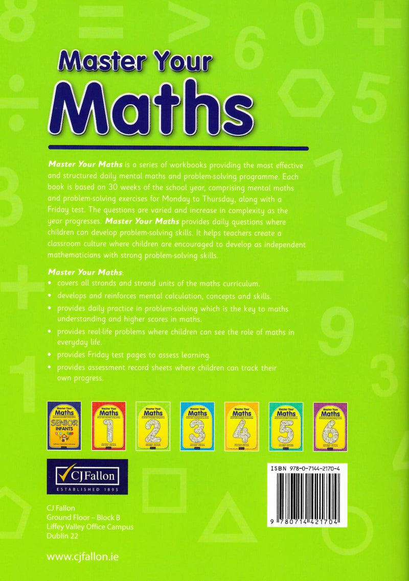 Master Your Maths 2 by CJ Fallon on Schoolbooks.ie