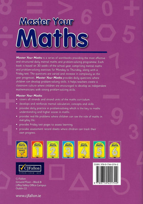 Master Your Maths 6 by CJ Fallon on Schoolbooks.ie