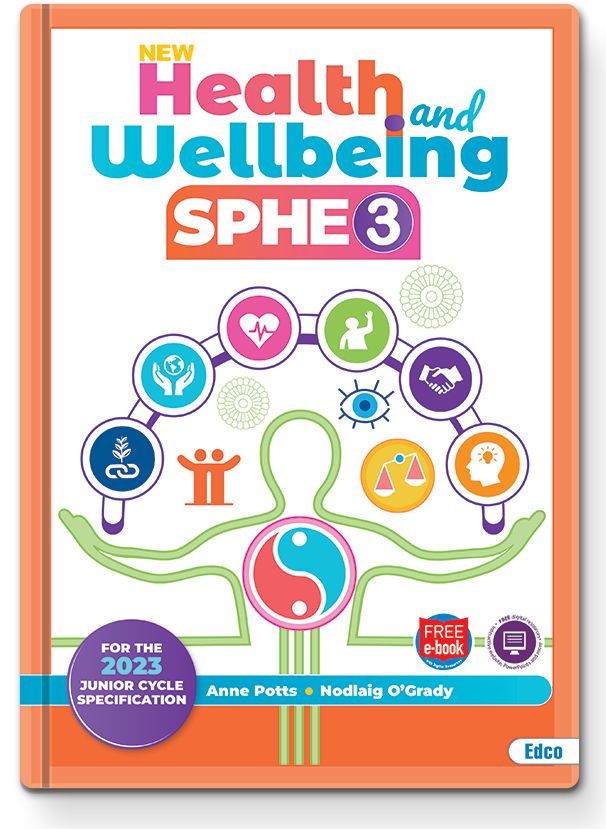 Health and Wellbeing SPHE 3 - 2nd / New Edition (2024) by Edco on Schoolbooks.ie