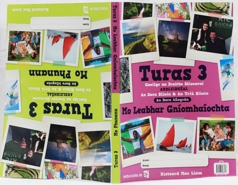 Turas 3 - Junior Cycle Irish - Portfolio and Activity Book Only - 2nd / New Edition (2022) by Educate.ie on Schoolbooks.ie