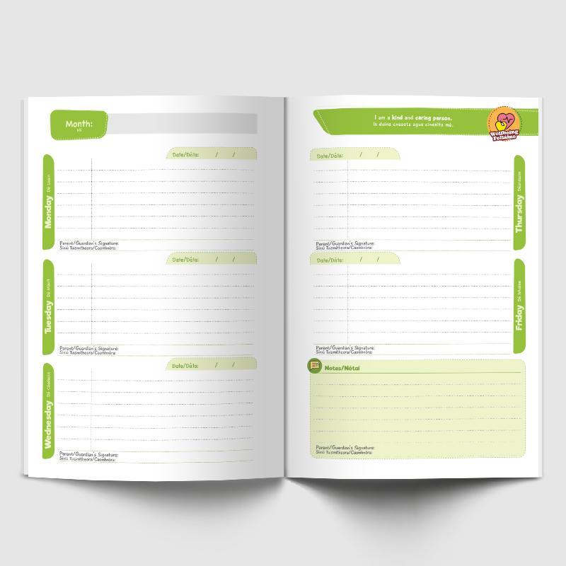 Bilingual Value Diary by 4Schools.ie on Schoolbooks.ie