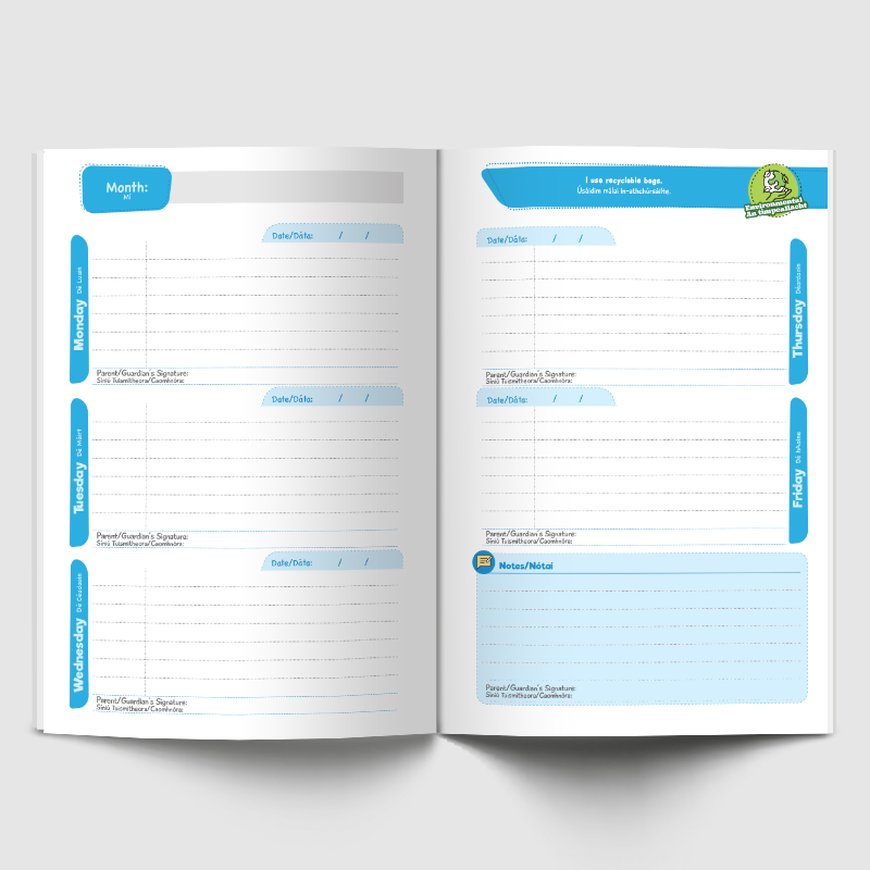 Bilingual Value Diary