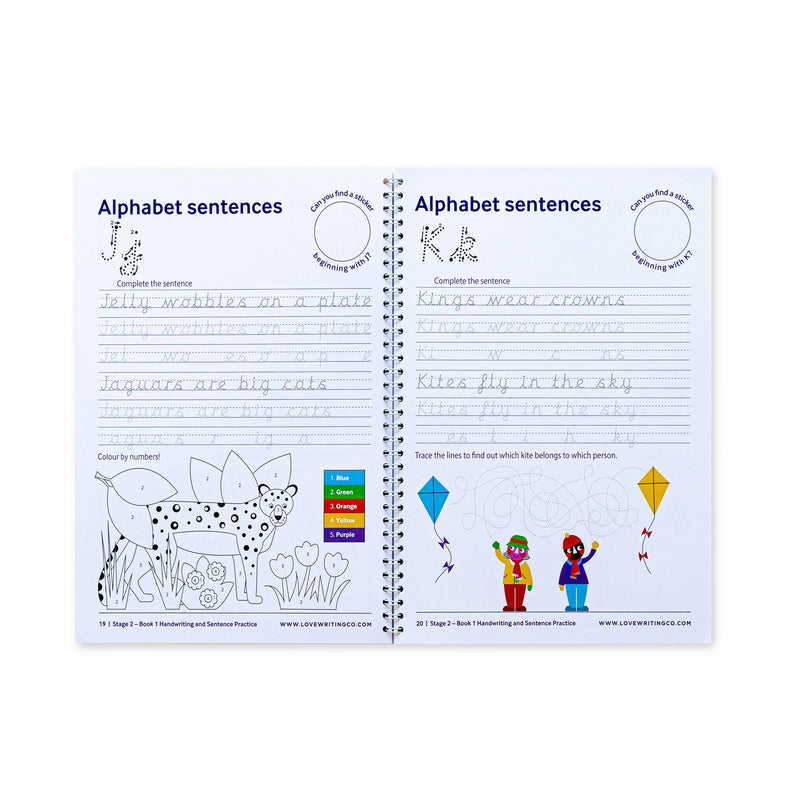 Love Writing Co - Handwriting and Alphabet Practice - Book 1 - Age 6 to 9 by Love Writing Co. on Schoolbooks.ie