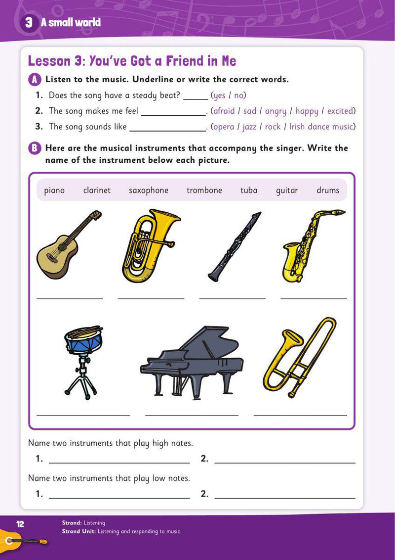 Into Music - 3rd Class and 4th Class by Folens on Schoolbooks.ie