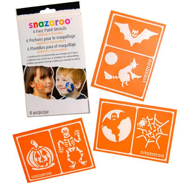 Snazaroo - 6 Stencils - Halloween by Snazaroo on Schoolbooks.ie